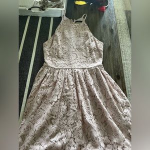 small blush pink dress